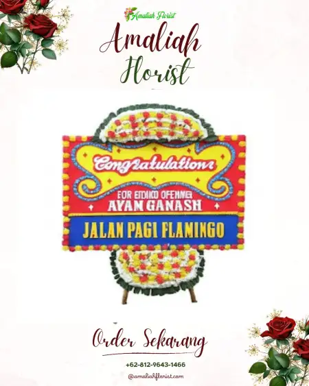 Sewa Papan Bunga Gintangan